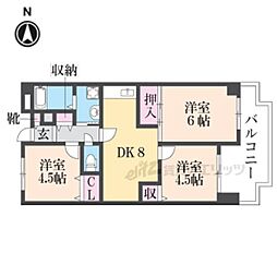 友井グレイス 3LDKの間取図画像