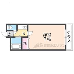 グランミサ公園前 1Kの間取図画像