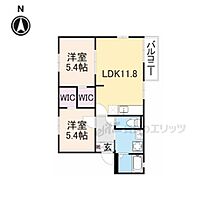 ベルドミールＡ 101 ｜ 奈良県生駒郡三郷町立野北1丁目（賃貸アパート2LDK・1階・51.00㎡） その2