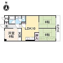 第5サンコウハイツ 208 ｜ 奈良県生駒市小平尾町（賃貸マンション3LDK・2階・59.40㎡） その2