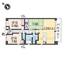 大阪府寝屋川市三井南町（賃貸マンション3LDK・6階・68.44㎡） その1