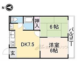 間取図画像 2DK