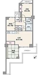 本山ロイヤルマンション 3LDKの間取図画像