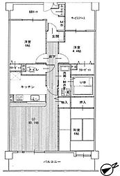ライオンズプラザ三郷 3LDKの間取図画像