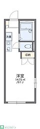 レオパレスTAMURA98 1Kの間取図画像