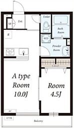 ブランノワール 1LDKの間取図画像