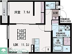 物件の間取り