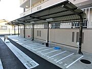 屋根付駐輪場
