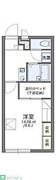 レオパレスエルシエロ 1Kの間取図画像