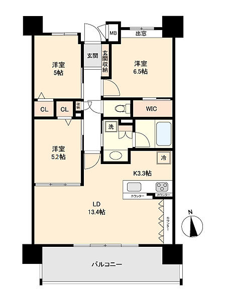 間取りを拡大表示