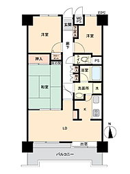 間取図画像 3LDK