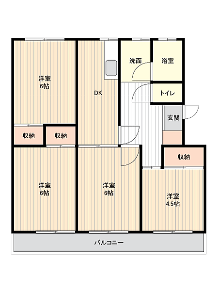 間取りを拡大表示