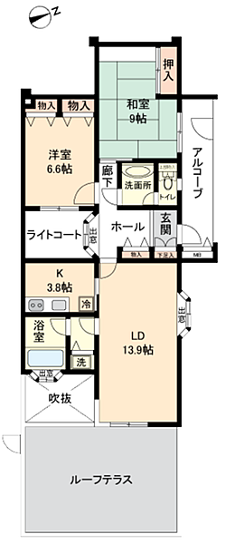 間取りを拡大表示
