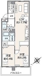 マイハウスマンション 2LDKの間取図画像