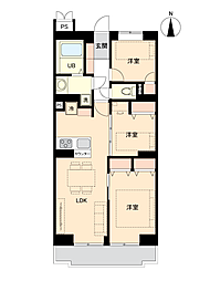 ライオンズマンションつきみ野第2 3LDKの間取図画像