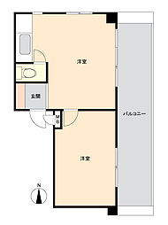 GSハイム池袋 1DKの間取図画像