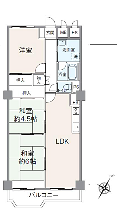 間取りを拡大表示