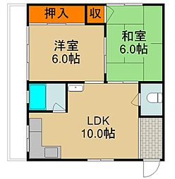 間取図画像 2DK