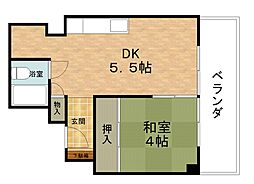 間取図画像 1DK
