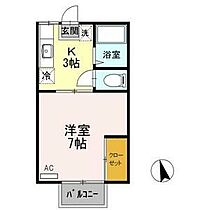 ビューティパレス 205 ｜ 京都府福知山市問屋町厚中問屋町116（賃貸アパート1K・2階・22.00㎡） その2