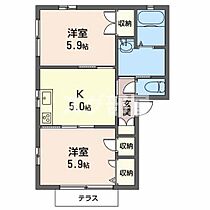 グリーンヒルズ 0101 ｜ 京都府舞鶴市字朝代9番地（賃貸アパート2K・1階・42.00㎡） その2