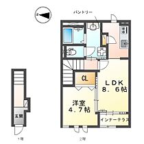 Grand villa 碧 202 ｜ 兵庫県丹波市氷上町市辺（賃貸アパート1LDK・2階・42.34㎡） その2