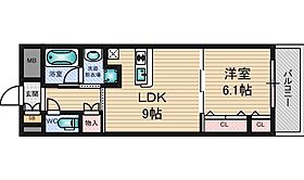 フィールドライト新大阪  ｜ 大阪府大阪市淀川区宮原１丁目（賃貸マンション1LDK・4階・41.34㎡） その2