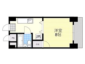 ハイツ山小屋  ｜ 大阪府吹田市山田東４丁目（賃貸マンション1DK・5階・23.28㎡） その2