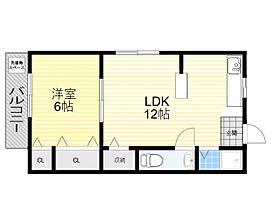 City花屋敷  ｜ 兵庫県川西市南花屋敷４丁目（賃貸アパート1LDK・2階・32.12㎡） その2