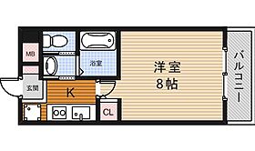 サンロード石橋  ｜ 大阪府池田市石橋１丁目8番1号（賃貸マンション1K・8階・22.20㎡） その2