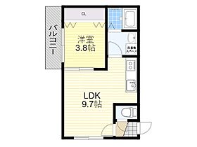 Halu豊中  ｜ 大阪府豊中市刀根山３丁目（賃貸マンション1LDK・1階・32.13㎡） その2