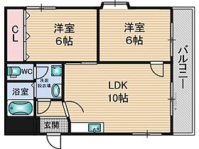 ビラ小松  ｜ 大阪府大阪市東淀川区小松４丁目7番10号（賃貸マンション2LDK・3階・50.00㎡） その2