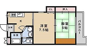 フェスタ待兼山  ｜ 大阪府豊中市待兼山町（賃貸マンション2K・3階・37.08㎡） その2