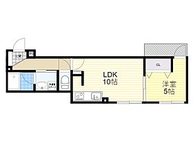 プレジール曽根  ｜ 大阪府豊中市原田元町２丁目（賃貸アパート1LDK・3階・35.46㎡） その2