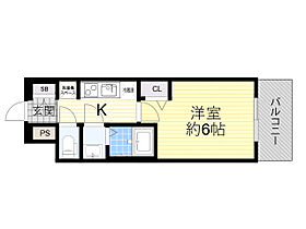 プレサンス庄内ブレイシス  ｜ 大阪府豊中市庄内幸町２丁目19番（賃貸マンション1K・7階・21.28㎡） その2