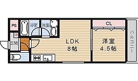 Laulea Toyonaka  ｜ 大阪府豊中市螢池東町３丁目（賃貸アパート1LDK・1階・30.42㎡） その2