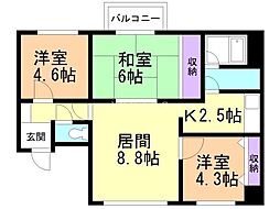 間取図画像 3LDK