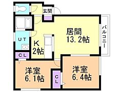 物件の間取り
