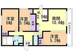 物件の間取り