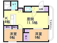 物件の間取り