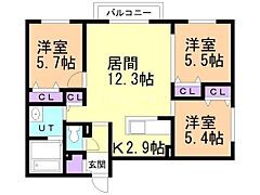 物件の間取り