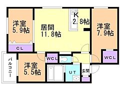 物件の間取り