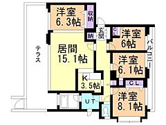 物件の間取り