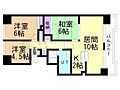 ベルフラワー八軒6階6.6万円