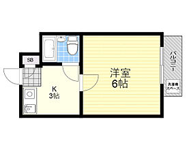 メゾンソレイユ  ｜ 大阪府箕面市粟生間谷東５丁目（賃貸アパート1K・1階・20.00㎡） その2