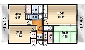 ローレルウィングス  ｜ 大阪府豊中市螢池西町２丁目3番3号（賃貸マンション3LDK・9階・60.00㎡） その2