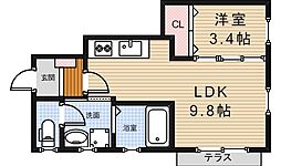 阪急千里線 北千里駅 バス12分 小野原下車 徒歩6分