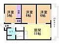 ビバリーハウス川沿3階5.3万円