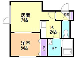フォレスト平岡II 2階