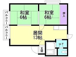 アーバンフォレストI 2階